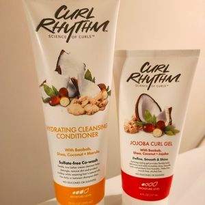 Curl Rhythm (Science of Curls) Hydrating Cleanser Conditioner & Jojoba Curl Gel